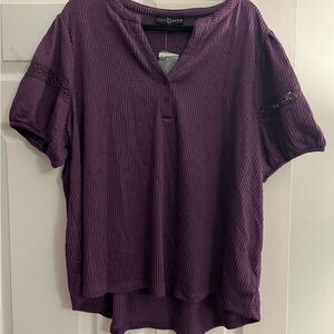 Fred David’s Purple Women's Top Size 3XL